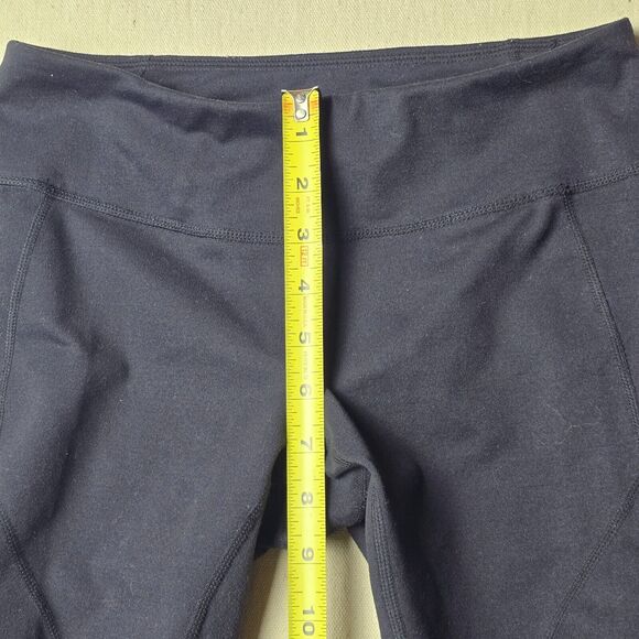 ZELLA Autumn High Waist Moto Ankle Mesh Leggings Black Size S/P Small Activewear - Picture 3 of 14